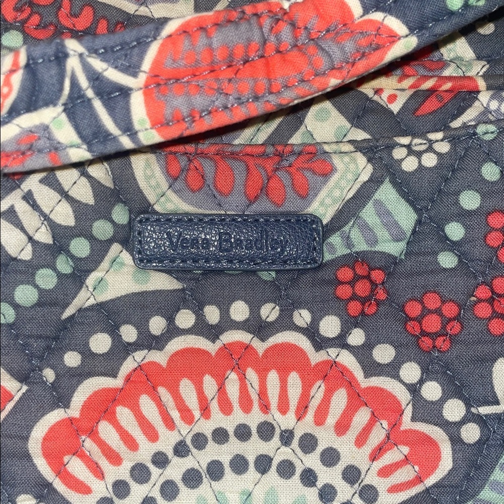 Vera Bradley Gray and Red Floral Bag - Picture 3 of 7